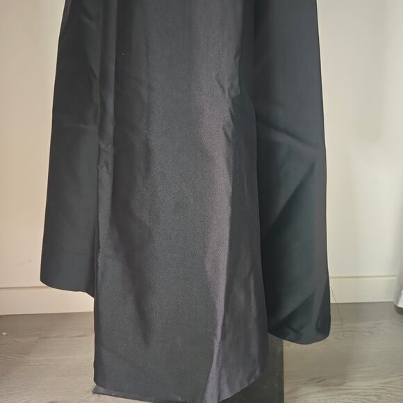 Self-Portrait Black Boucle Taffeta Midi Dress - Picture 8 of 13